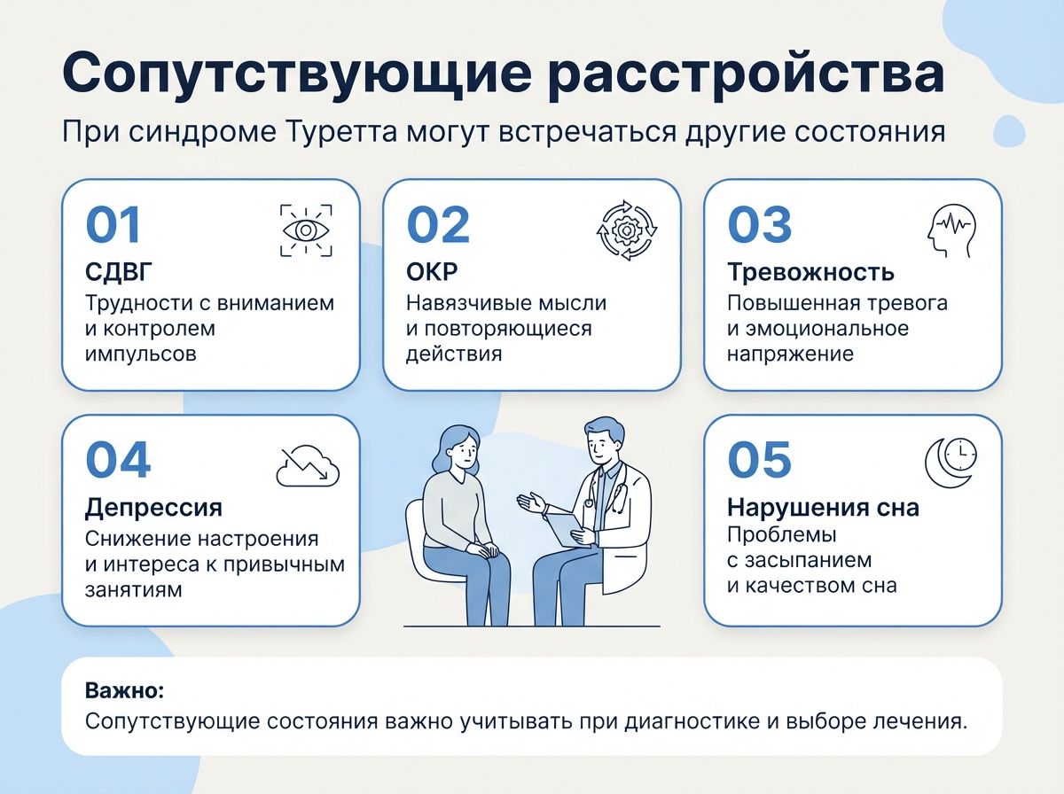 Лечение синдрома Туретта в Ноябрьске инфографика