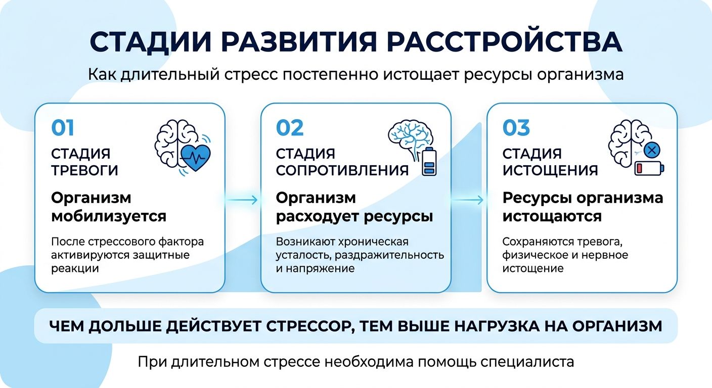 Лечение стресса в Ноябрьске инфографика